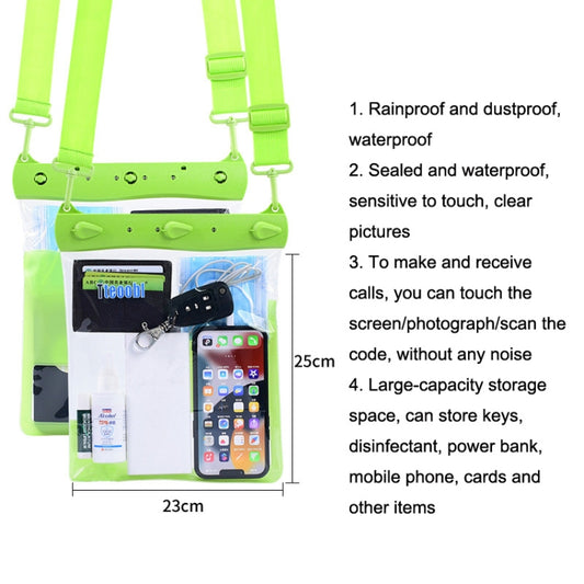 Tteoobl T-019A Sundries Storage Bag Phone Waterproof Shoulder Messenger Bag, Size: One Code(Green) by Tteoobl