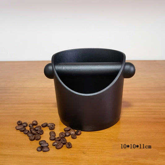 Coffee Knocking Grounds Bucket Waste Grounds Basin Grounds Box, Style:, Color: A Model (Black) by bashfashion