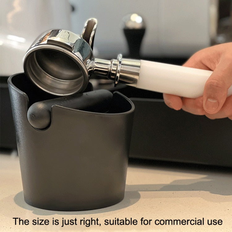 Coffee Knocking Grounds Bucket Waste Grounds Basin Grounds Box, Style:, Color: A Model (Black) by bashfashion