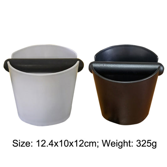 Coffee Knocking Grounds Bucket Waste Grounds Basin Grounds Box, Style:, Color: B Model (Black) by bashfashion