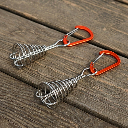 Outdoor Barracks Octopus Buckle Camping Deck Nail Stainless Steel Fixed Tent Rope Buckle by bashfashion