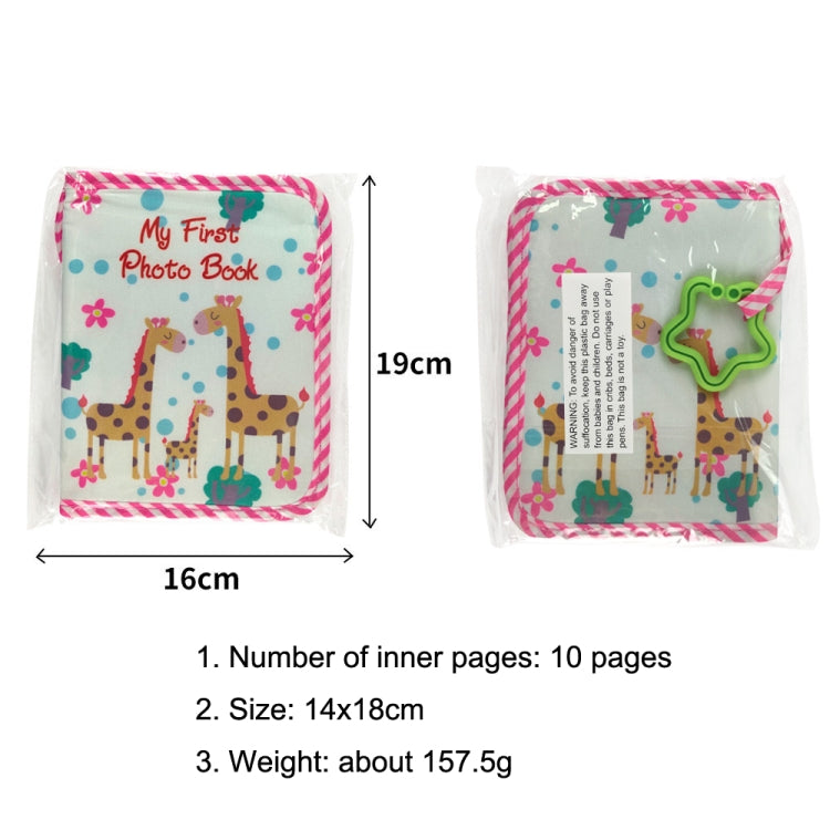 Baby Growth Memorial Cloth Photo Album With Mirror(Red) by bashfashion