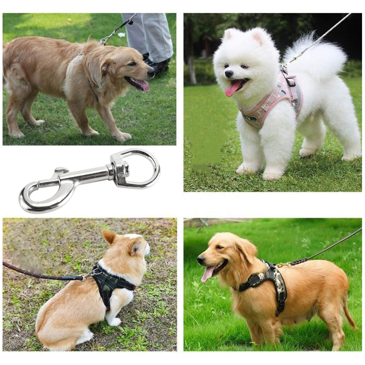 Stainless Steel Swivel Single Hook Pet Leash Hook, Specification: 90mm by bashfashion