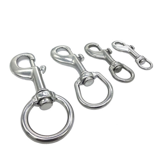 Stainless Steel Swivel Single Hook Pet Leash Hook, Specification: 120mm by bashfashion