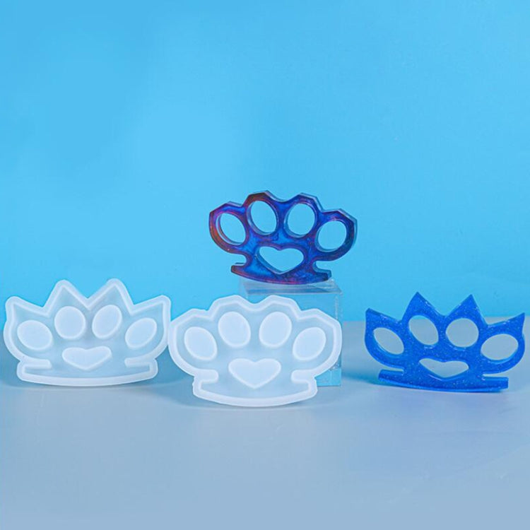 D650 DIY Drop Mold Defense Finger Tiger Silicone Mold(02) by bashfashion