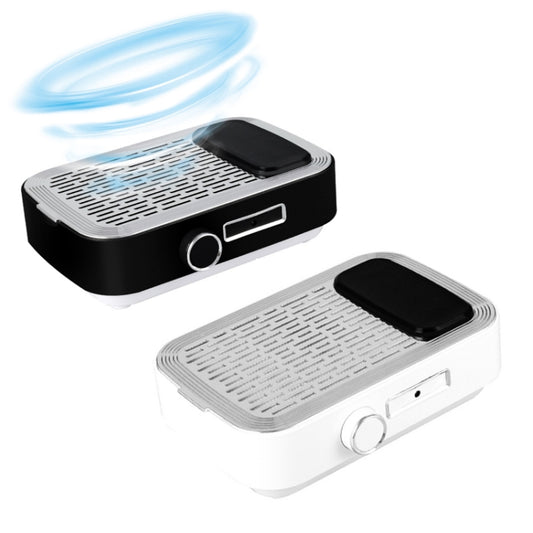 80W Wireless Rechargeable Nail Vacuum Cleaner, Specification: US Plug (White) by bashfashion