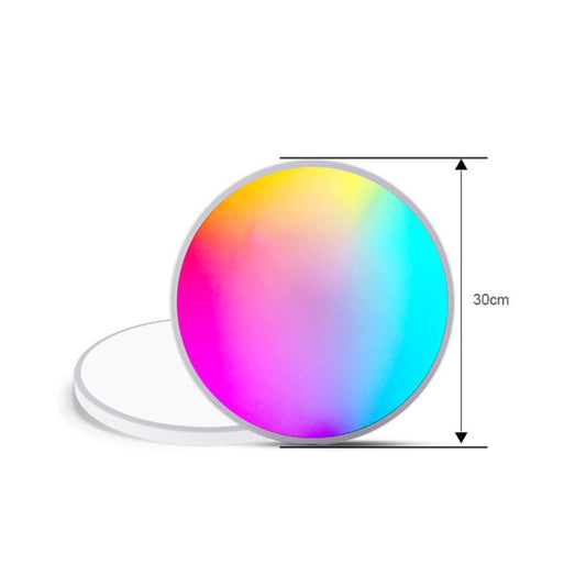 RGBCW Smart Graffiti App Voice Ceiling Light, Voltage: US Standard 110V-130V(Black Frame) by bashfashion