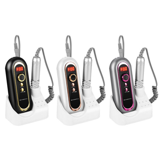 BLUEQUE Plug-in Portable Nail Art Carbon Brush Grinder, Specification: US Plug (White) by bashfashion