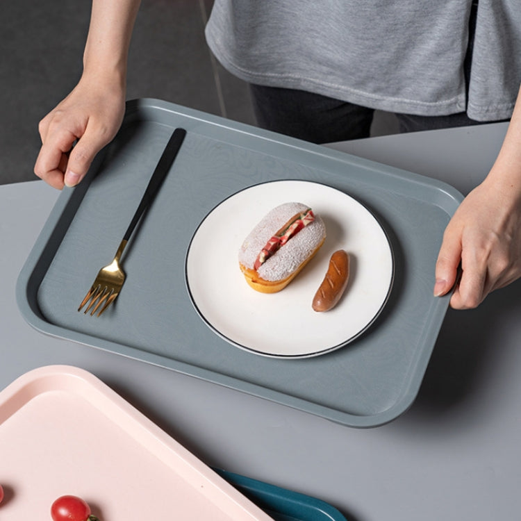 Plastic Household Fruit Tray Afternoon Tea Cake Tray, Size: 41x30x2 cm(Pink) by bashfashion