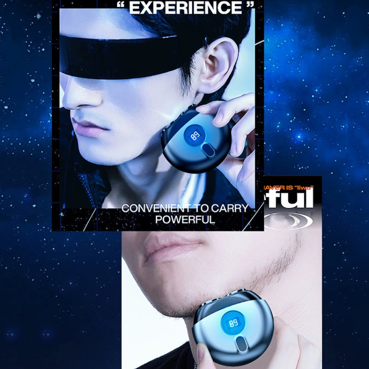 TJ01 Flying Saucer Razor USB Rechargeable Mini Shaver(Champagne Golden) by bashfashion