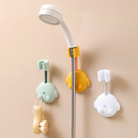 JM049 Cartoon Shower Rack Universal Adjustment Shower Base Fixed Device(Yellow) by bashfashion