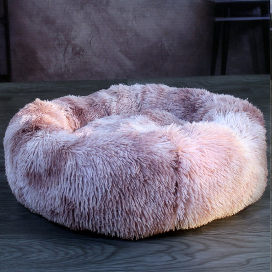 Plush Pet Bed Deep Sleep Pet Pad, Specification: 40cm(Pink) by bashfashion