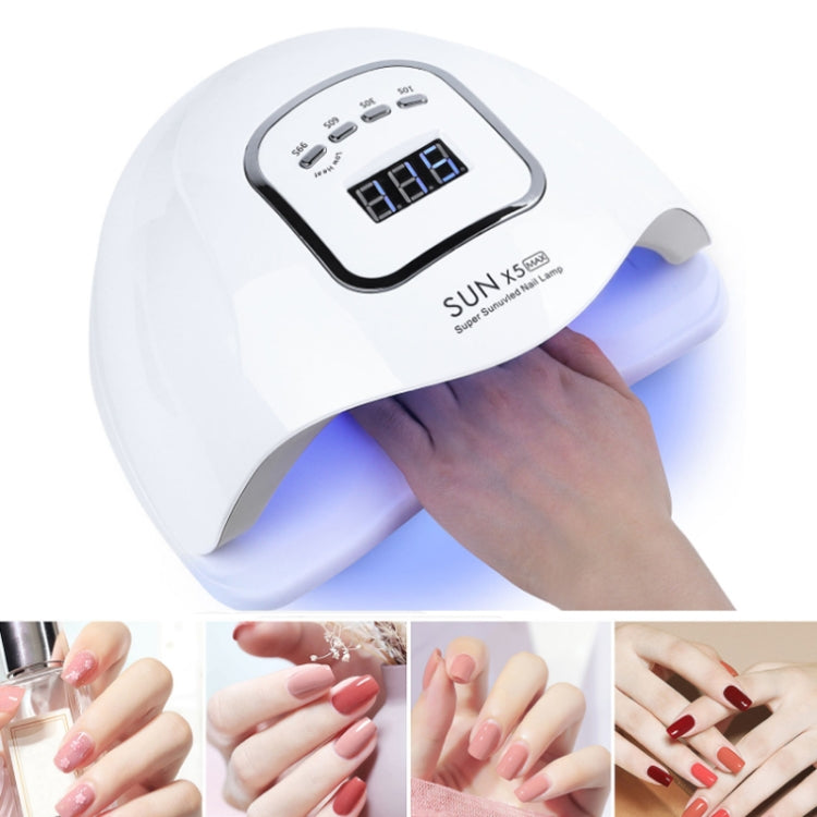 SunX5Max 150W Nail Polish Glue LED Phototherapy Induction Baking Lamp(EU Plug) by bashfashion