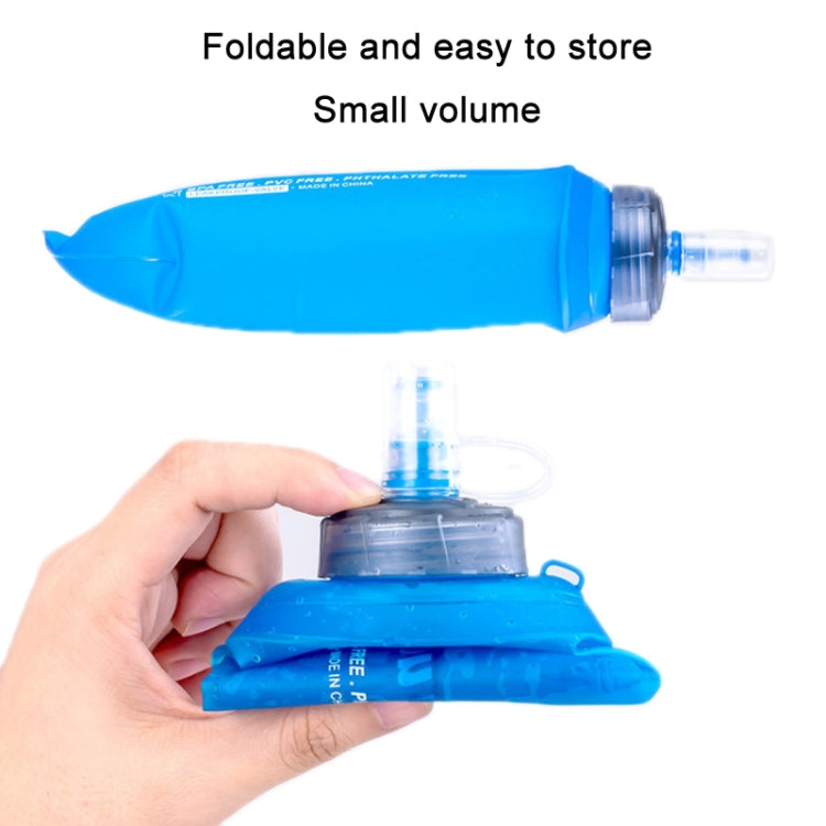 Outdoor Running Sports TPU Folding Soft Water Bag(500ml) by bashfashion
