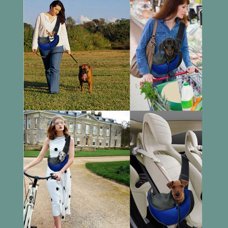 Pet Bag Widened Shoulder Strap Breathable Messenger Cat Bag,Size: Small(Yellow) by bashfashion