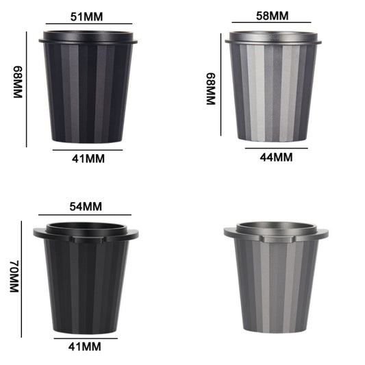 Coffee Machine Powder Cup Sieve Brewing Head Appliance, Color: Silver Gray (58mm) by bashfashion