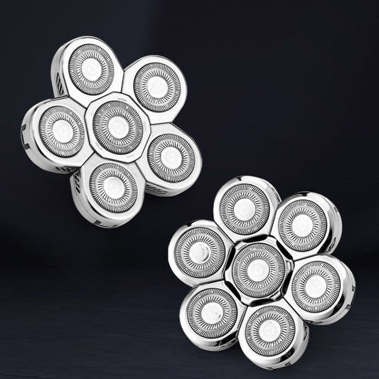 Shaver Replaceable Washable Double Ring Knife Mesh Floating Head 7 Knife Net by bashfashion