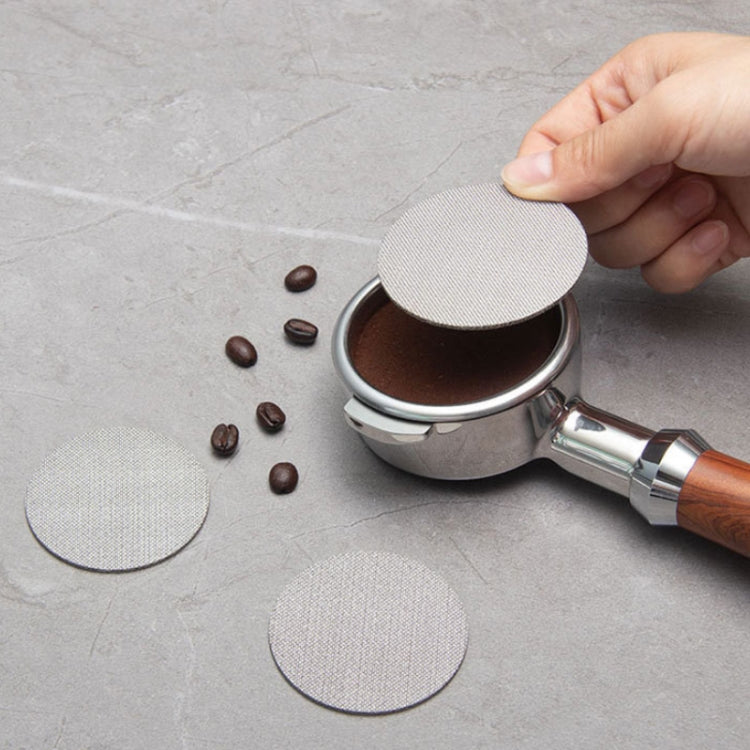 Stainless Steel Sintered Sheet Coffee Splash Filter, Size: 53mm x 1mm by bashfashion