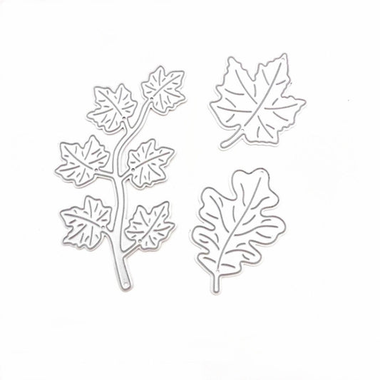 Leaves Hand Scrapbooking Embossing Cutting Die by bashfashion