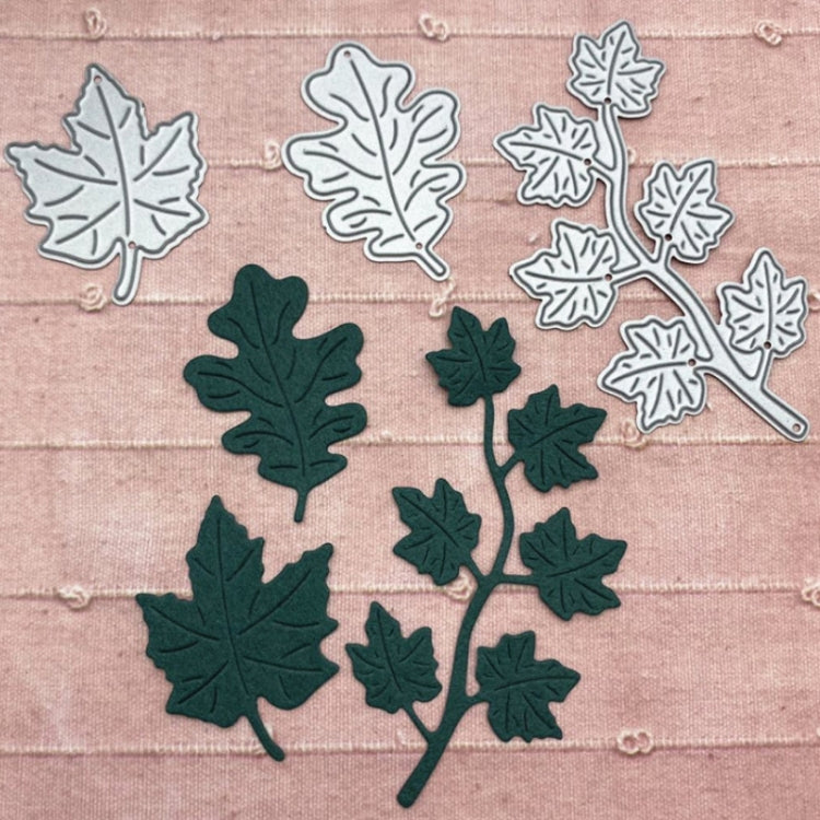 Leaves Hand Scrapbooking Embossing Cutting Die by bashfashion