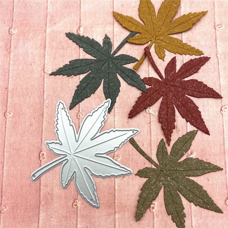 Maple Leaf Handmade Paper Art Embossing Cutting Die by bashfashion