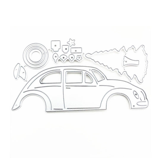 Car Christmas Tree Metal Paper Art Leather Cutting Die by bashfashion