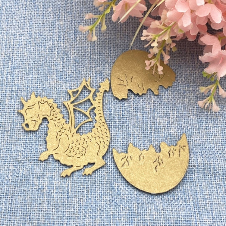 Dinosaur Egg Metal Embossed Paper Art Leather Cutting Die by bashfashion
