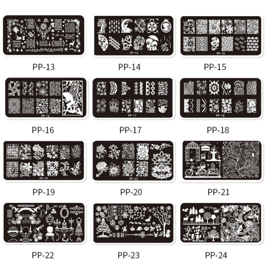 Butterfly Dream Nail Art Printed Steel Plate(E084-19) by bashfashion
