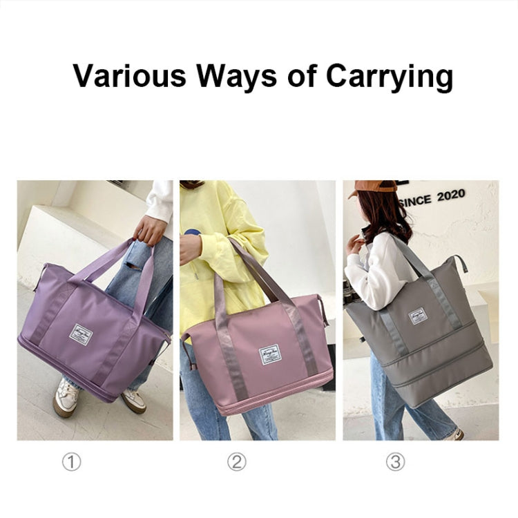 HT-224 Large Capacity Expandable Waterproof Sports Fitness Bag(Blue) by bashfashion