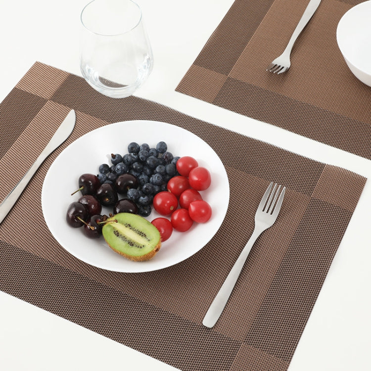 PVC Heat-insulating Non-slip Table Mat(Creamy White) by bashfashion