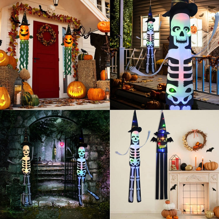 Halloween LED Hanging Lights Ghost Festival Decorative Lights, Style: Pumpkin (Colorful) by bashfashion