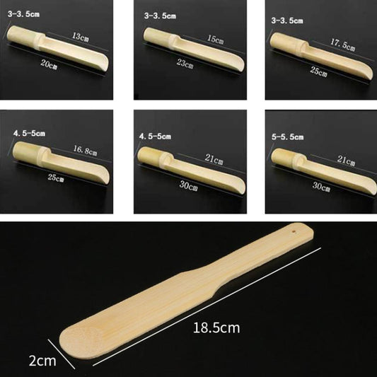 Shrimp Slip Spoon Bamboo Tube Hot Pot Restaurant Plate, Size: 4.5x25x16.8cm by bashfashion