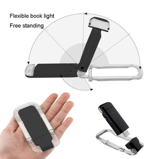 USB Charging LED Dimmable Portable Bookmark Light(White) by bashfashion