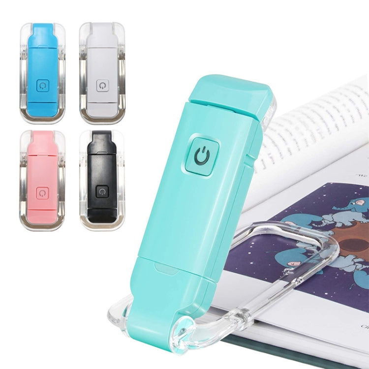 USB Charging LED Dimmable Portable Bookmark Light(Blue) by bashfashion