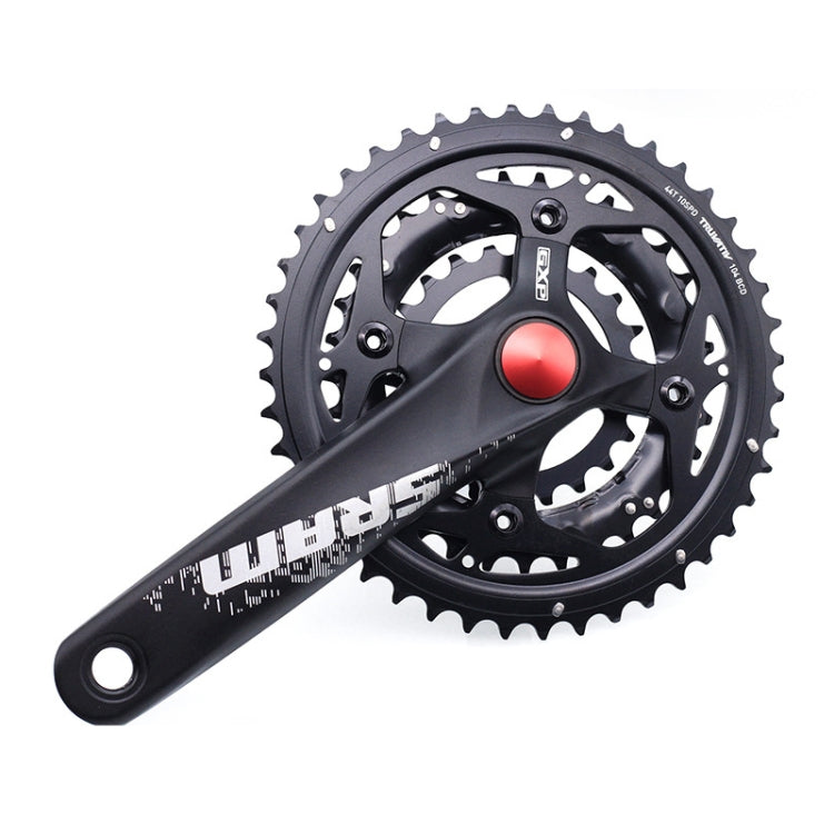 Bicycle Hollow Integrated CNC Aluminum Alloy Crankset Dust Cover, Size: 21-23mm(Black) by bashfashion