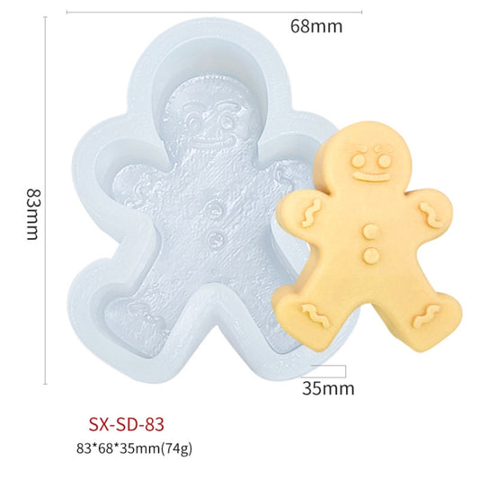 Christmas DIY Scented Candle Silicone Mold, Color: White(SD-83) by bashfashion