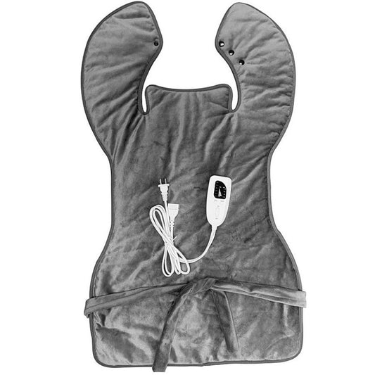 Heated Shoulder Guards Neck Guards Electric Heated Shawls Electric Blankets EU Plug(Dark Gray) by bashfashion