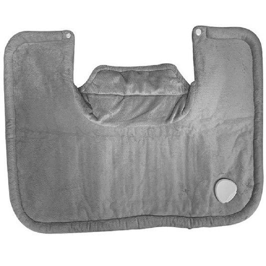 Electric Heated Thermal Shawl On The Back And The Neck EU Plug(Creamy-white) by bashfashion