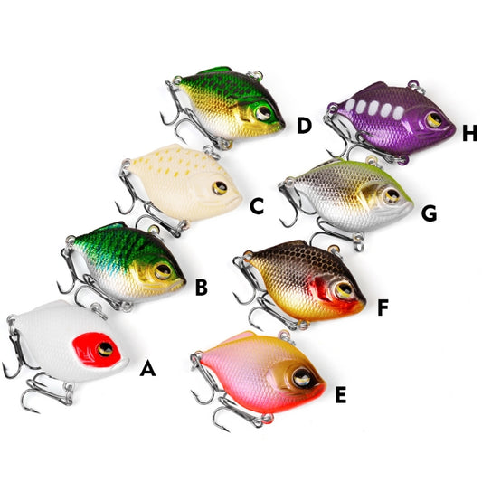 3 PCS PROBEROS DW1044 4.5cm/8.5g Lure Fake Bait Iconic Plastic VIB Hard Bait(H) by PROBEROS