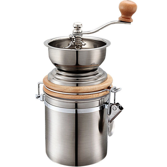 Household Stainless Steel Hand Crank Coffee Bean Grinder by bashfashion