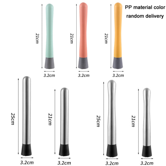 Cocktail Lemon Stirrer Bar Crushed Ice Hammer, Specification: PP 21cm by bashfashion