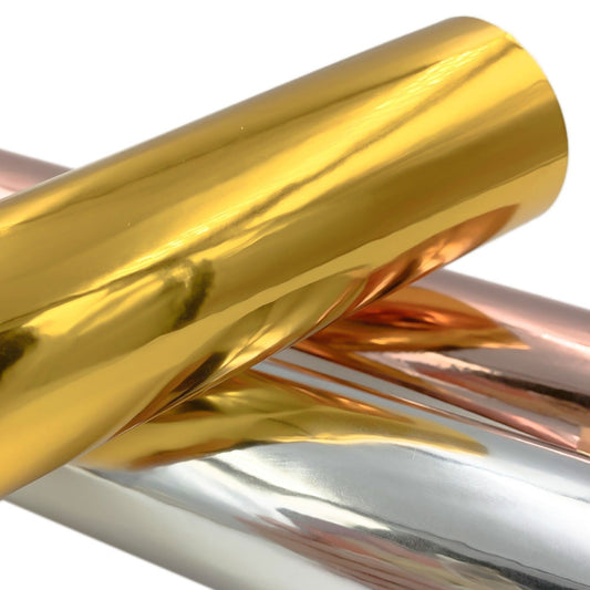 30cm x 150cm Glossy Metal Self Adhesive Vinyl Film DIY Cup Sticker Car Sticker, Color: Gold by bashfashion