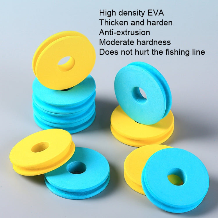 20pcsZX07 Foam Main Spool Reinforced Reel Fishing Supplies(Blue) by bashfashion