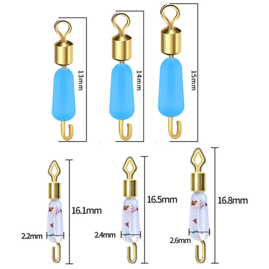50 PCS HS-052 Silicone Eight-Shaped Ring Connector, Specification: Large(Blue) by bashfashion