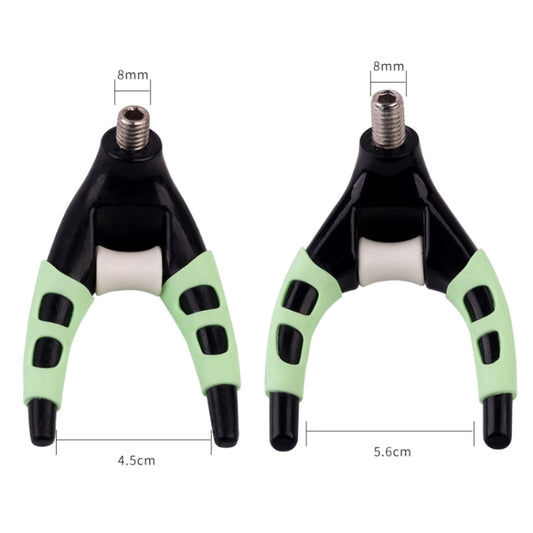Detachable Luminous Claw Turret Bracket Head Fishing Rod Head Bracket Accessories, Size: Large by bashfashion