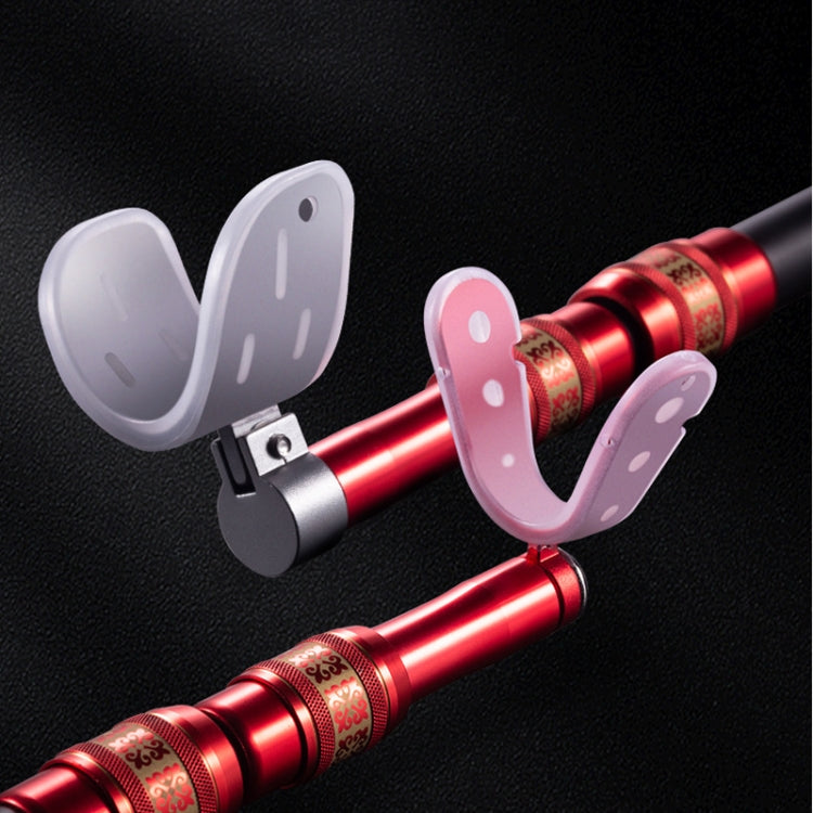 2 PCS Aluminum Alloy Rod Head Universal Anti-Slip Luminous Front Fork Head, Style: Narrow Red by bashfashion