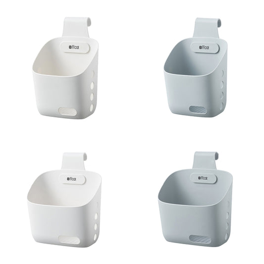 Ffcat Kitchen Sundries Storage Hanging Basket Bathroom Storage Basket, Color: 55210 White by Ffcat