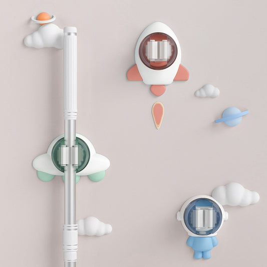 Ffcat Bathroom Mop Rack Cartoon Seamless Sticker Mop Hook(58723) by Ffcat