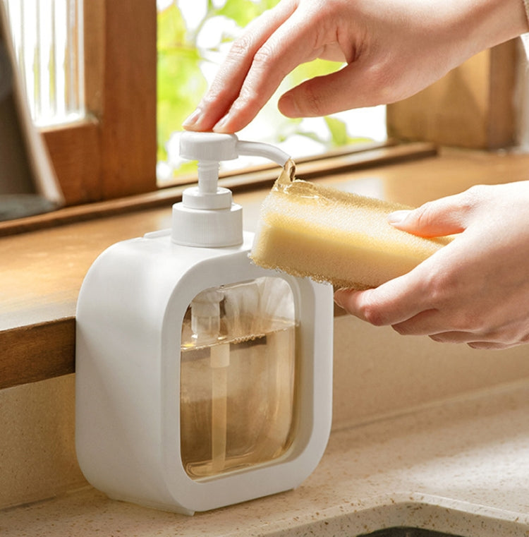 300ml Transparent Hand Sanitizer Split Bottle Plastic Press Type Emulsion Bottle by bashfashion