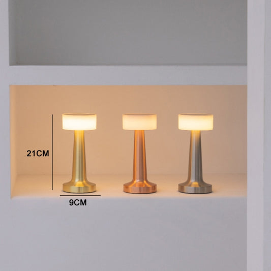 Touch Wireless Charging Desk Lamp Atmosphere Night Lamp(Silver) by bashfashion